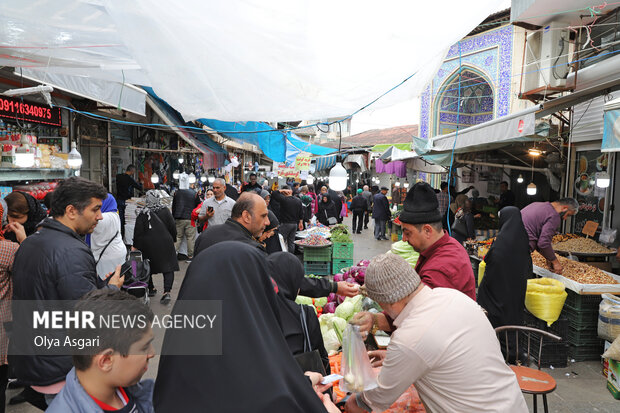 حال و هوای بازار عید نوروز در گرگان