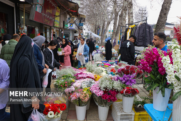 حال و هوای بازار عید نوروز در آمل