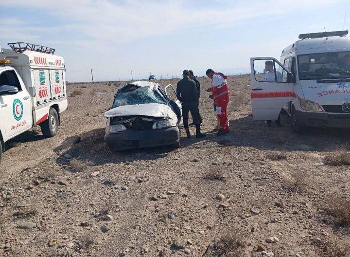 برخورد مرگبار دو خودرو در محور شاهرود_طرود/ ۵ نفر جان باختند