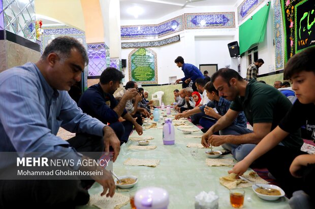 بوشهر افطاری ساده در بوشهر