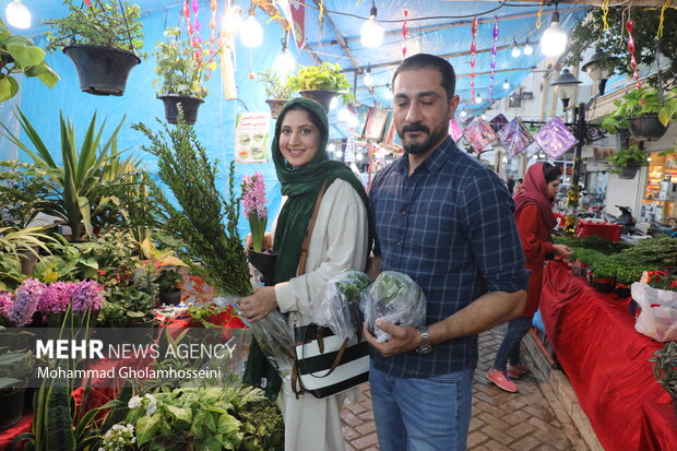 بوشهر، نوروز، بازار سفره هفت سین در بوشهر