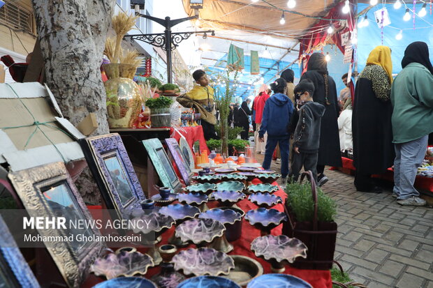 بوشهر، نوروز، بازار سفره هفت سین در بوشهر