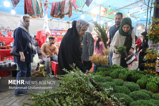 بوشهر، نوروز، بازار سفره هفت سین در بوشهر