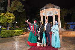 Nowruz celebration at tomb of Hafez Shirazi