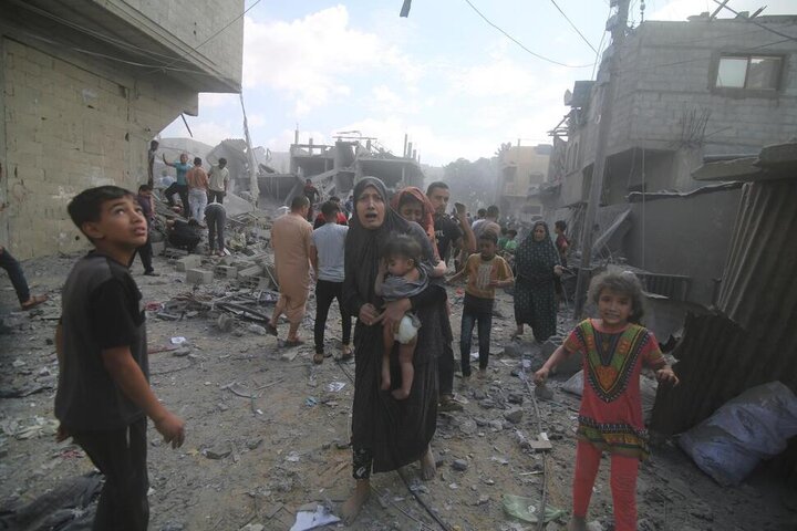 رژیم صهیونیستی مرکز غزه را بمباران کرد/ ۲۴ فلسطینی شهید شدند