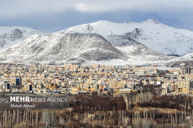 زمستان برفی شهر زنجان