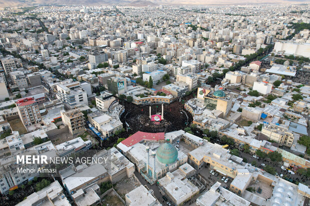 یوم العباس . دسته عزاداری هشتم محرم حسینیه اعظم زنجان