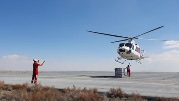 مانور کمک رسانی هوایی به شیوه اسلینگ و بار ریزی در مرکزی اجرا شد