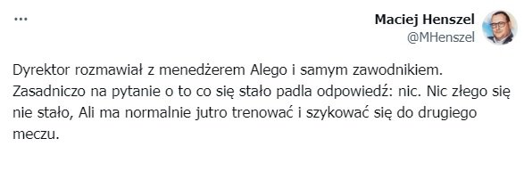 واکنش باشگاه لخ پوزنان به برداشت اشتباه از تعویض علی قلیزاده