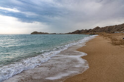 Beautiful beach of Dastir in Persian Gulf