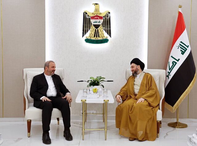 عمار الحكيم يلتقي السفير الإيراني لدى العراق ويبحث مع العلاقات بين البلدين