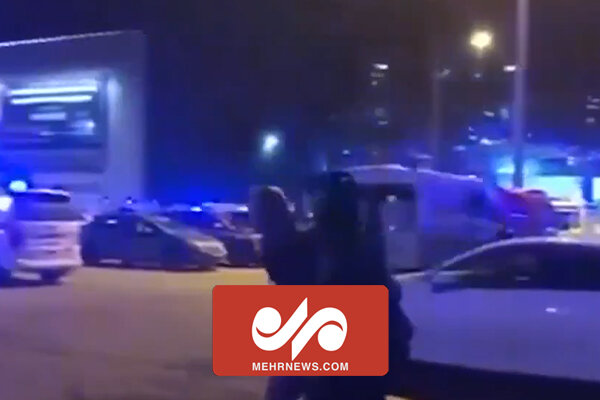 لحظه دستگیری یکی از مظنونان حمله تروریستی در مسکو