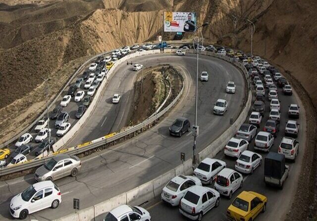  انسداد محور کرج – چالوس و آزاد راه تهران شمال در هر دو مسیر