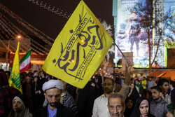 تجمعات حاشدة أمام السفارة البريطانية في طهران احتجاجا على جرائم الصهاينة في غزة