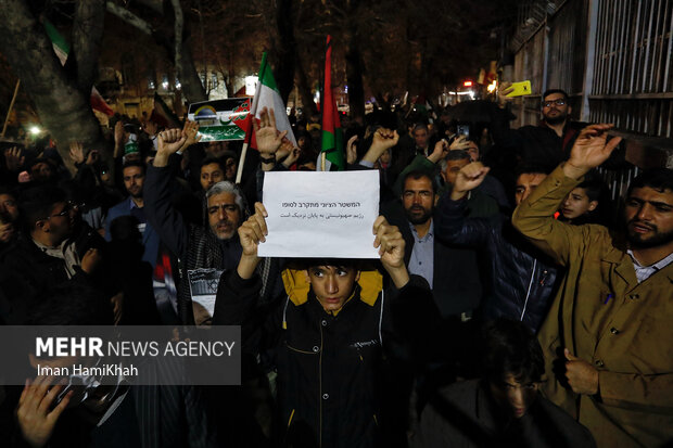 Pro-Palestine rally in cities across Iran