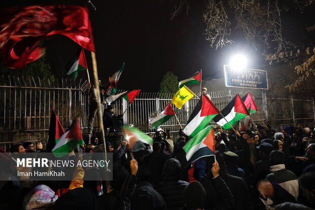 Pro-Palestine rally in cities across Iran