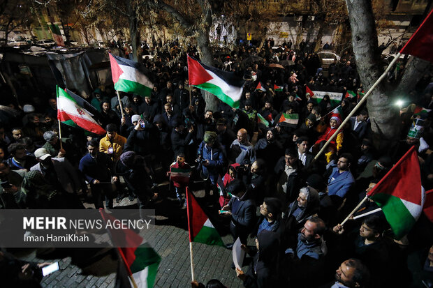 Pro-Palestine rally in cities across Iran