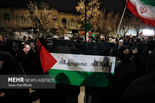Pro-Palestine rally in cities across Iran