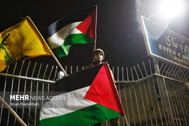 Pro-Palestine rally in cities across Iran
