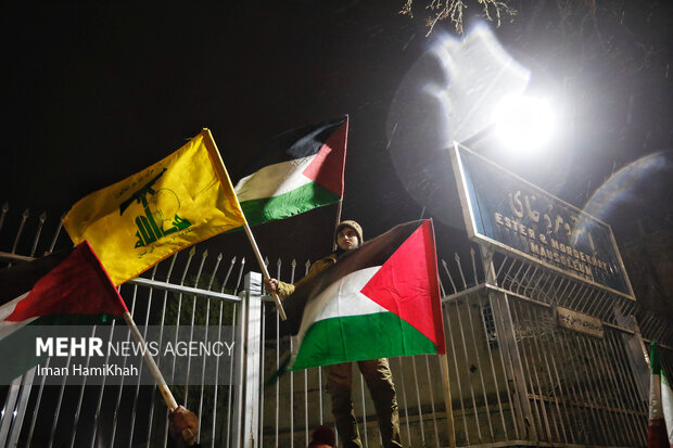Pro-Palestine rally in cities across Iran