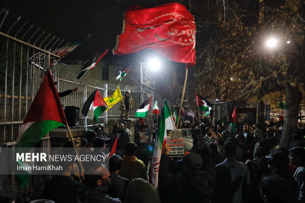 Pro-Palestine rally in cities across Iran