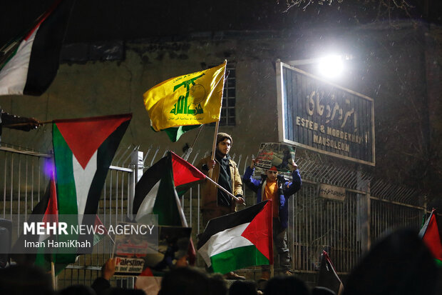 Pro-Palestine rally in cities across Iran