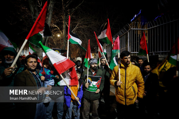 Pro-Palestine rally in cities across Iran