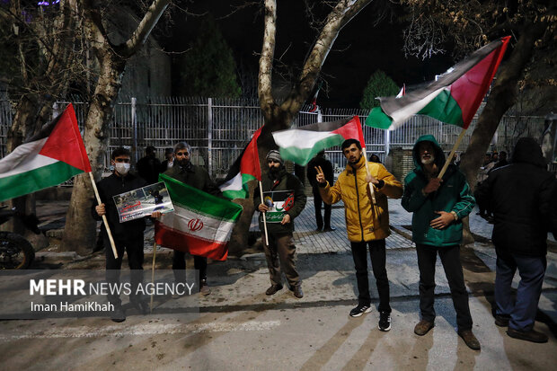 Pro-Palestine rally in cities across Iran