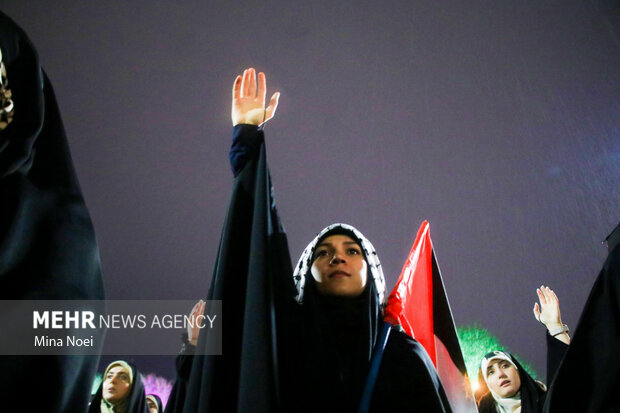 Pro-Palestine rally in cities across Iran