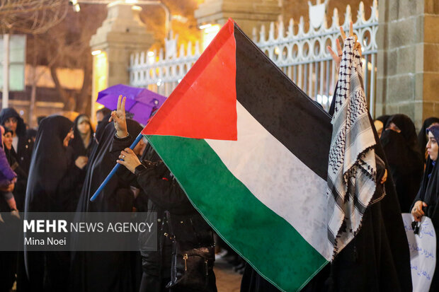 Pro-Palestine rally in cities across Iran