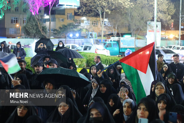 Pro-Palestine rally in cities across Iran