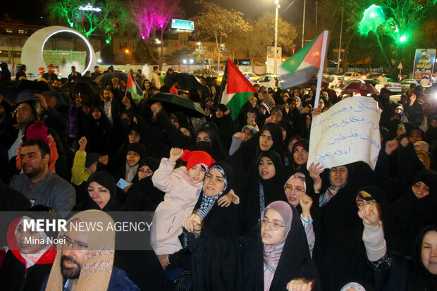 Pro-Palestine rally in cities across Iran