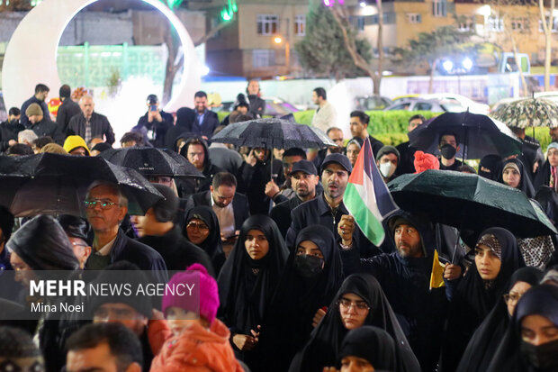 تجمع اعتراضی مردمی -دانشجویی  در تبریز