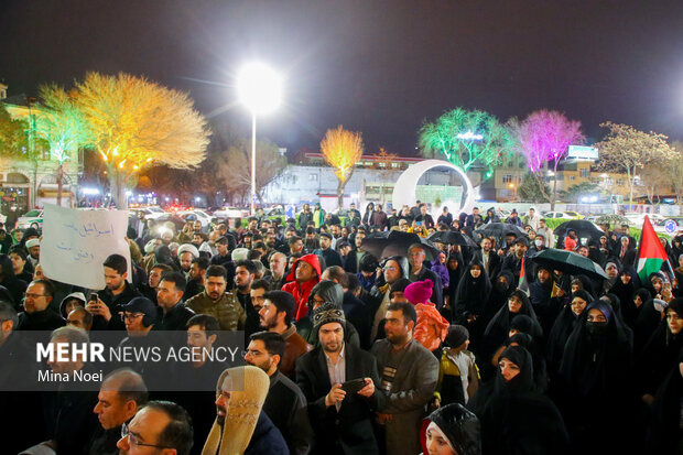 Pro-Palestine rally in cities across Iran