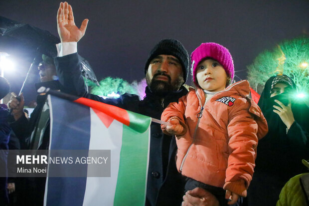 Pro-Palestine rally in cities across Iran