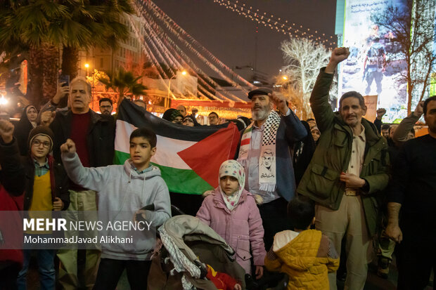 تجمع مردمی در محکومیت فاجعه بیمارستان شفا غزه