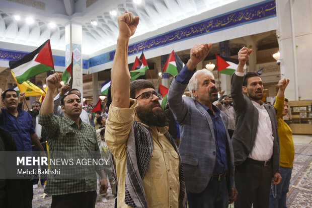 Pro-Palestine rally in cities across Iran