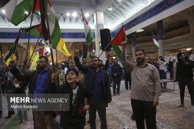 Pro-Palestine rally in cities across Iran