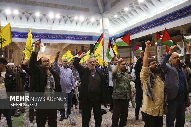 Pro-Palestine rally in cities across Iran