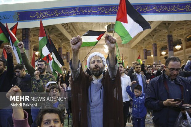 Pro-Palestine rally in cities across Iran