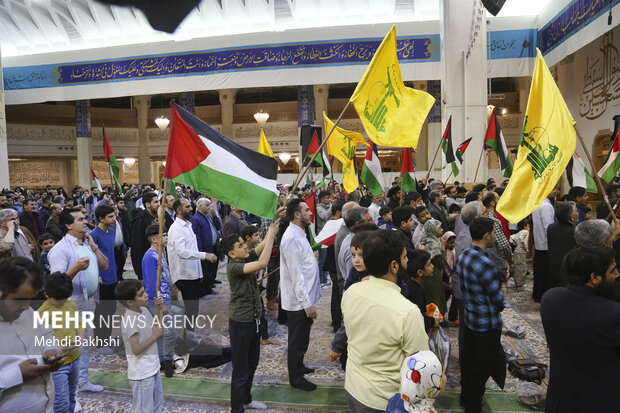 Pro-Palestine rally in cities across Iran