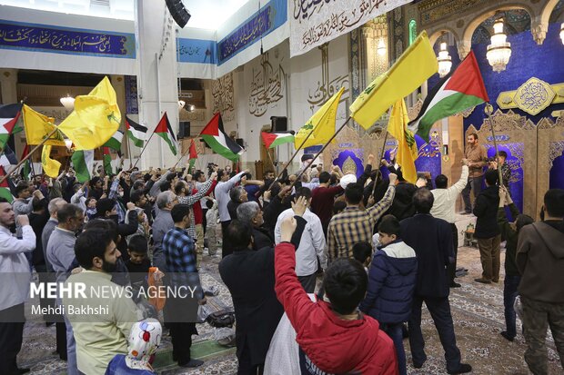 Pro-Palestine rally in cities across Iran