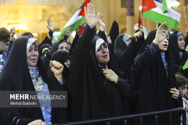 Pro-Palestine rally in cities across Iran