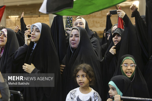 Pro-Palestine rally in cities across Iran