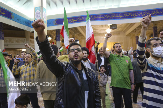 Pro-Palestine rally in cities across Iran