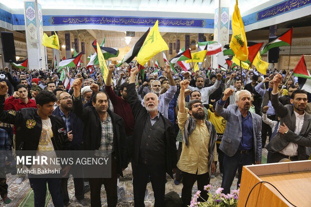 Pro-Palestine rally in cities across Iran