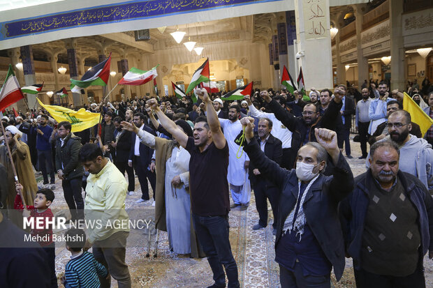 Pro-Palestine rally in cities across Iran