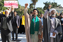 تجمع مردم سیستان در اعتراض به حمله رژیم غاصب صهیونیستی