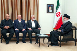 دیدار اسماعیل هنیه با رهبر معظم انقلاب اسلامی