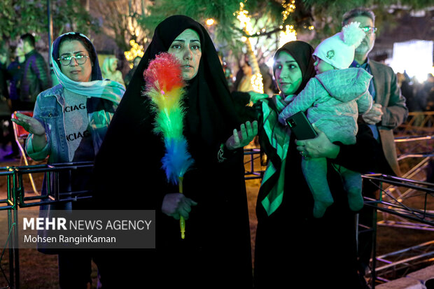 جشن تولد امام حسن مجتبی (ع) در بلوار کشاورز تهران